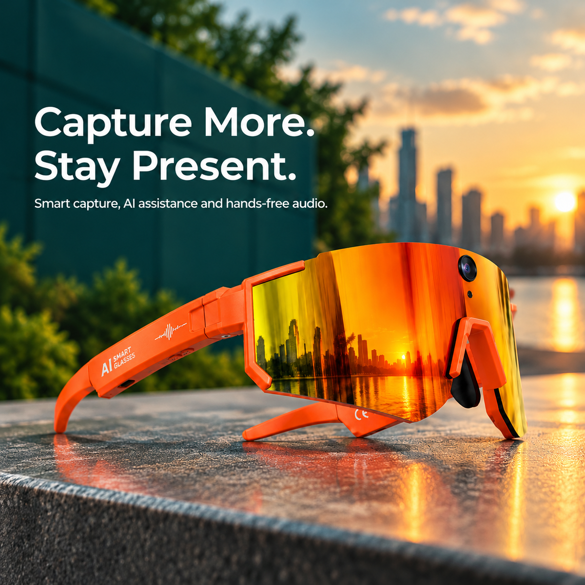 AI Sports Recording Smart Glasses Main image